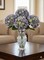 4PC Charming 18-Inch Periwinkle Hydrangea Stem Set- Enchanting 7-Inch Diameter - Perfect for Home Décor, Wedding Centerpieces, and Special Event Floral Decorations